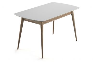 Стол обеденный ножки натуральные под лаком